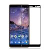 celoplošné 3D full glue sklo na Nokia 7 Plus černé