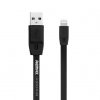 eng pl Remax Full Speed Cable RC 001i USB Lightning Data Flat Cable 2M 2 4A black 35748 1