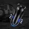 eng pl Baseus Adorkable Cute Cat Car Charger 2x USB 3A 12 24V white CCALL DM02 40770 10