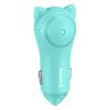 eng pl Baseus Adorkable Cute Cat Car Charger 2x USB 3A 12 24V green CCALL DM06 40768 2