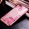 Květinový kryt na Huawei Y7 Prime 2018 růžový