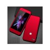 360 oboustranný kryt s TVRZENÝM SKLEM na Huawei P10 Lite - červený