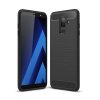 Matný carbon styl kryt na Samsung Galaxy A6 plus černý titulka