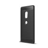 Ohebný carbon kryt na Sony Xperia XZ2 - černý