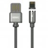 eng pl Remax Gravity RC 095i Magnetic USB Lightning Cable with LED Light 1M 2 1A black 35744 8