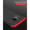 oboustranný kryt 360 na Lenovo Moto G6 kamera červenočerný