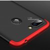 oboustranný kryt 360 na Xiaomi Redmi 6 červenočerný čočka
