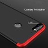 GKK For Huawei Y7 Prime 2018 Case 360 Full Body Protection Anti knock 3 in 1