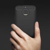 Carbon Case Flexible Cover TPU Case for Motorola Moto G5S black 8