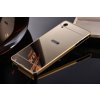 Zrcadlový kryt Sony Xperia M4 Aqua zlaty