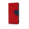 PU kožené pouzdro na Samsung Galaxy A6 - červené