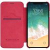 eng pl Nillkin Qin original leather case cover for iPhone XS Max red 44627 4