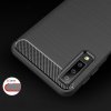 eng pl Carbon Case Flexible Cover TPU Case for Samsung Galaxy A7 2018 A750 black 45515 4