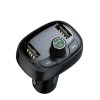 eng pl Baseus T Typed Bluetooth FM Transmitter MP3 Car Charger 2x USB TF microSD 3 4A black CCALL TM01 44604 6