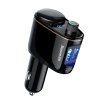 eng pl Baseus Locomotive Bluetooth FM Transmitter MP3 Car Charger 2x USB 3 4A black 43080 1