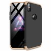 eng pl 360 Protection Front and Back Case Full Body Cover iPhone XR black gold logo hole 45690 1