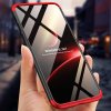 eng pl 360 Protection Front and Back Case Full Body Cover iPhone XR black red logo hole 45682 3