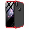 eng pl 360 Protection Front and Back Case Full Body Cover iPhone XR black red logo hole 45682 1