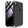 eng pl 360 Protection Front and Back Case Full Body Cover iPhone XR black silver logo hole 45688 1