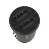 eng pl Baseus Grain Car Charger Mini Universal Smart Car Charger 2x USB 3 1A black CCALL ML01 44600 3