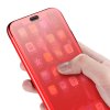eng pl Baseus Touchable Case Gel TPU Flip Cover Gel with Tempered Glass Front Panel for iPhone XS Max red WIAPIPH65 TS09 48955 2