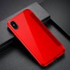 eng pl Baseus Touchable Case Gel TPU Flip Cover Gel with Tempered Glass Front Panel for iPhone XS Max red WIAPIPH65 TS09 48955 7