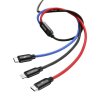 eng pl Baseus Three Primary Colors 3 in 1 Cable USB For M L T 3 5A 1 2M Black CAMLT BSY01 48209 4