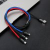 eng pl Baseus Three Primary Colors 3 in 1 Cable USB For M L T 3 5A 1 2M Black CAMLT BSY01 48209 8