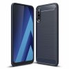 eng pl Carbon Case Flexible Cover TPU Case for Samsung Galaxy A70 blue 50241 1
