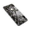 Skleněný luxusní Marble kryt na Xiaomi Note 7 - černý