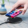 eng pl Baseus iX Elegant Wireless Charger Qi Inductive Pad with USB micro USB Cable 1A 1M black WXIX 01 40788 11