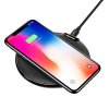 eng pl Baseus iX Elegant Wireless Charger Qi Inductive Pad with USB micro USB Cable 1A 1M black WXIX 01 40788 6