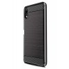 eng pl Carbon Case Flexible Cover TPU Case for Sony Xperia L3 black 50252 6