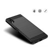 eng pl Carbon Case Flexible Cover TPU Case for Sony Xperia L3 black 50252 1