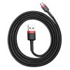 eng pl Baseus Cafule Cable Durable Nylon Braided Wire USB micro USB QC3 0 2 4A 1M black red CAMKLF B91 46788 3