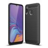 eng pl Carbon Case Flexible Cover TPU Case for Samsung Galaxy A40 black 50239 1