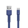 eng pl Remax Armor Series flat USB USB Type C cable 5V 2 4A blue RC 116a 49640 1