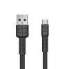 eng pl Remax Armor Series flat USB USB Type C cable 5V 2 4A black RC 116a 49638 1