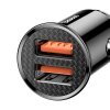 eng pl Baseus Circular Universal Smart Car Charger 2x USB QC3 0 Quick Charge 3 0 SCP AFC 30W black CCALL YD01 46978 5