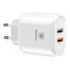 eng pl Baseus Bojure Series Travel Charger Adapter Wall Charger 2x USB 1A Quick Charge 3 0 QC 3 0 23W white CCALL AG02 40771 2