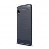 eng pl Carbon Case Flexible Cover TPU Case for Xiaomi Redmi 7A blue 51347 1