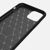 eng pl Carbon Case Flexible Cover TPU Case for iPhone XI 5 8 black 52072 4