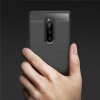 eng pl Carbon Case Flexible Cover TPU Case for Sony Xperia 1 black 48053 5