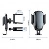 eng pl Baseus Future Gravity Car Mount roung Air Vent Phone Bracket Holder black SUYL BWL01 52906 18