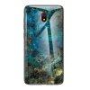 eng pl XIAOMI REDMI 8A Glass case Art Marble Emerald 65709 1