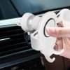 eng pm Dudao Gravity Car Mount Phone Bracket Air Vent Holder white F3 white 55650 6