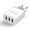 eng pl Wozinsky fast wall charger adapter Quick Charge QC 3 0 3x USB 30W white WWC 01 57032 5