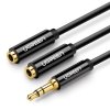 eng pl Ugreen 3 5 mm mini jack AUX splitter adapter cable 25cm black 20816 57415 1