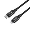 eng pl Baseus Yiven USB C Lightning Cable with Material Braid 2A 1M black CATLYW C01 48990 5