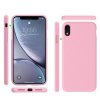 eng pl Silicone Case Soft Flexible Rubber Cover for iPhone XR pink 45451 3